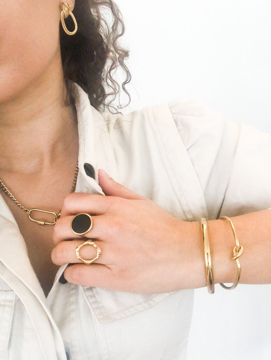 Bracelets dorés en acier inoxydable pour femme - Lany bijoux – Lany-bijoux